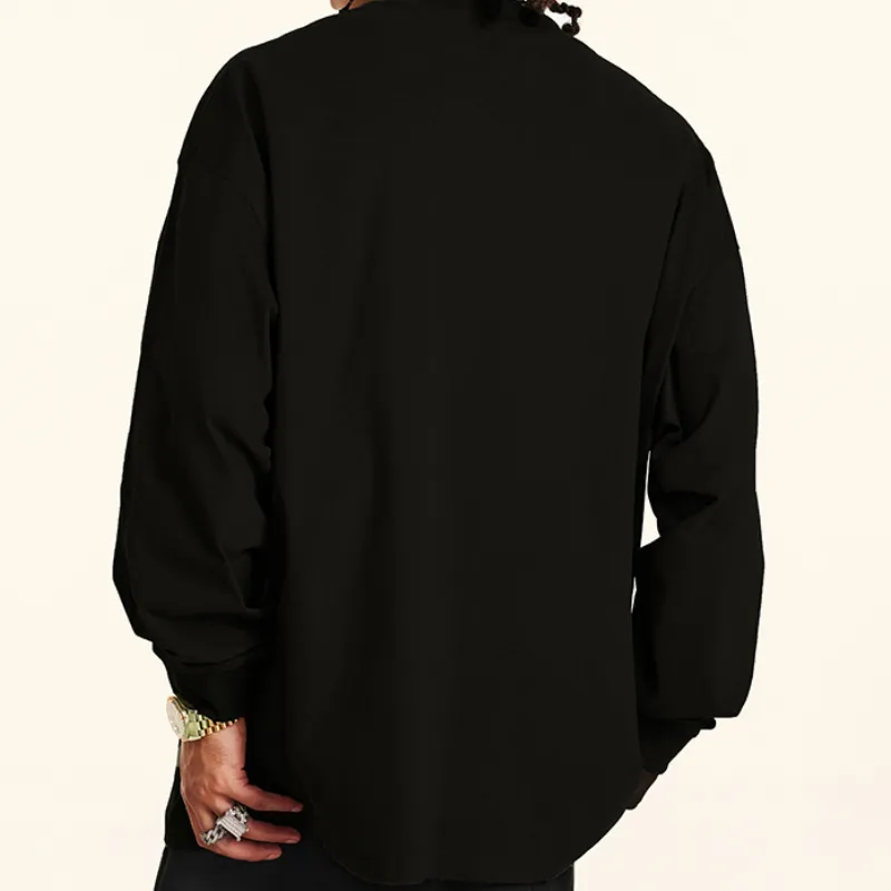 Fashion Loose Cotton T Shirt-7