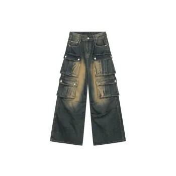 Retro Wide Leg Trousers