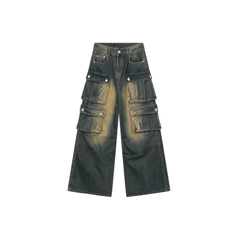 Retro Wide Leg Trousers-0