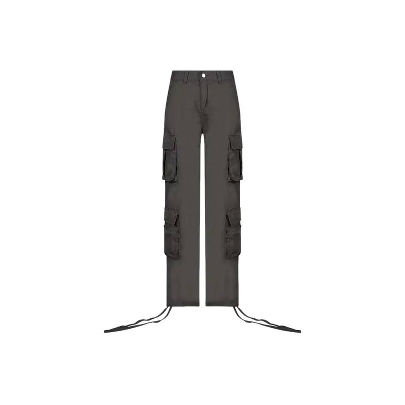 Casual Street Cotton Cargo Pants Women-10