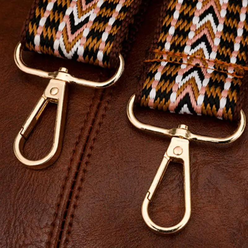 Retro Plain Crossbody Bag-7