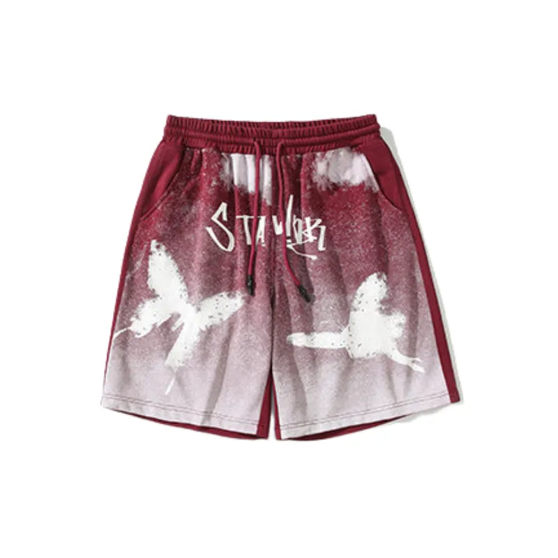 Lace up Casual Shadowless Butterfly Shorts-0