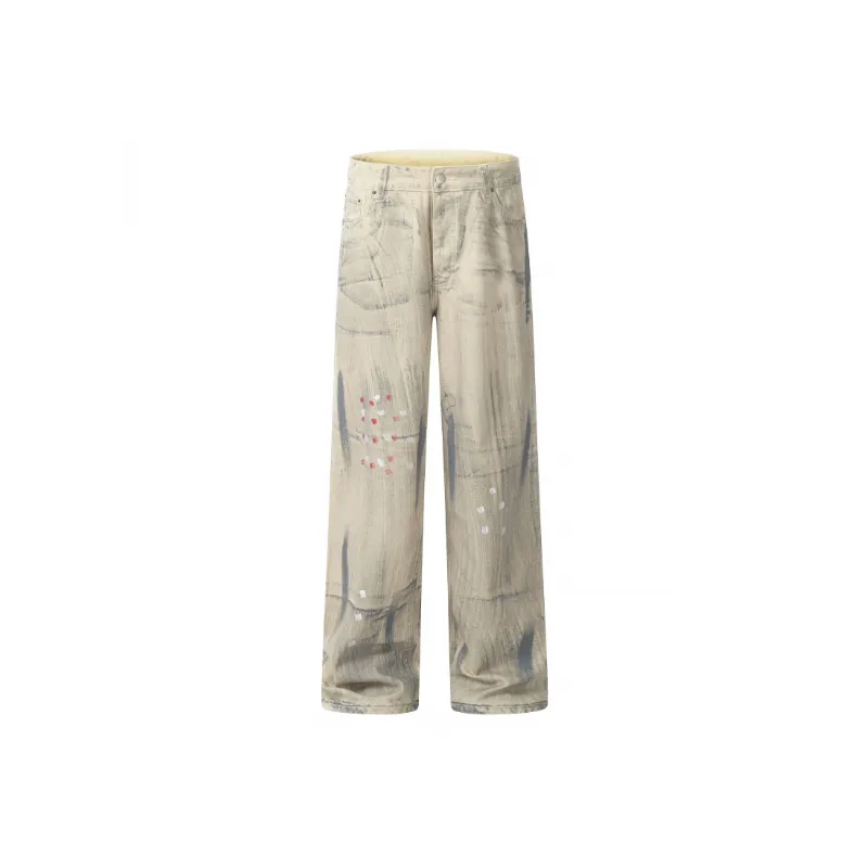 Fashionable Straight Leg Jeans