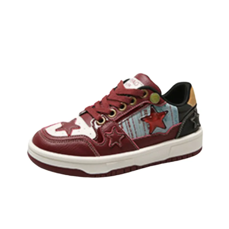 Retro Casual Platform Shoes-5