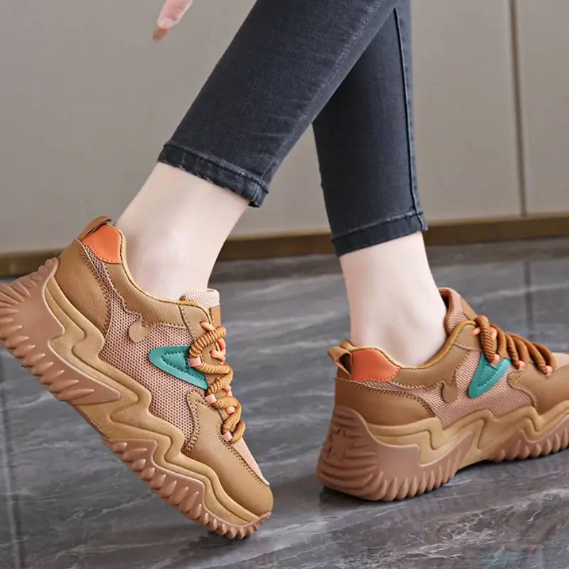 Casual Simple Chunky Sneakers-5