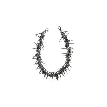Retro Distress Pantss Chain