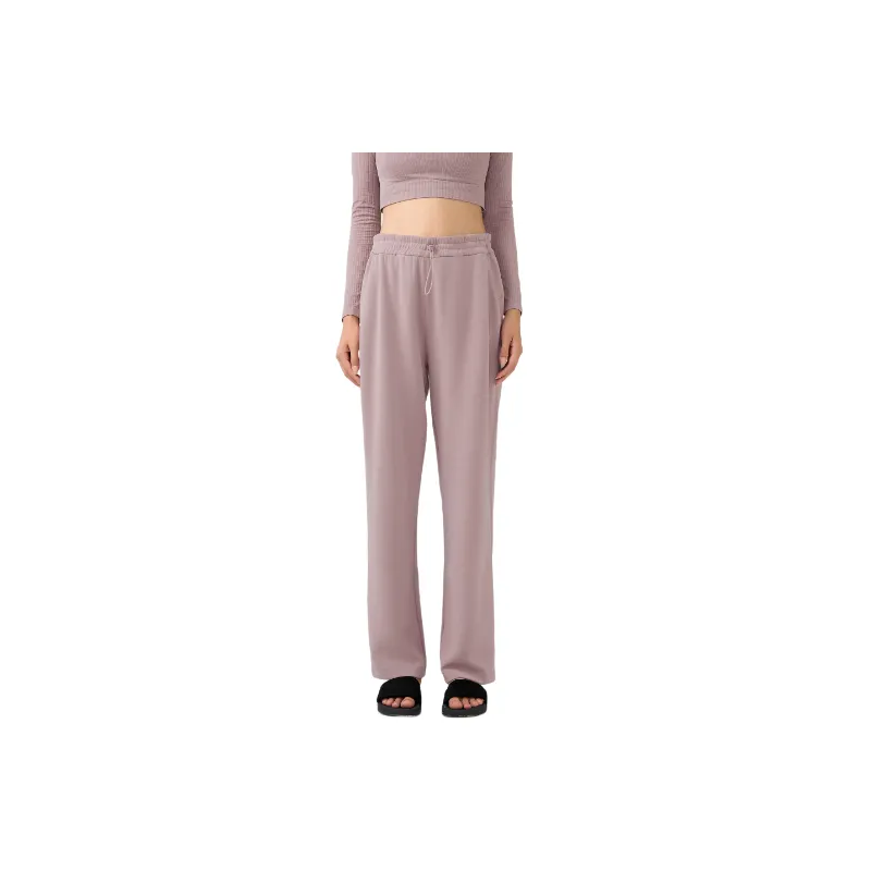 Casual Loose Cotton Blended Fabric Sports Pants Women-3