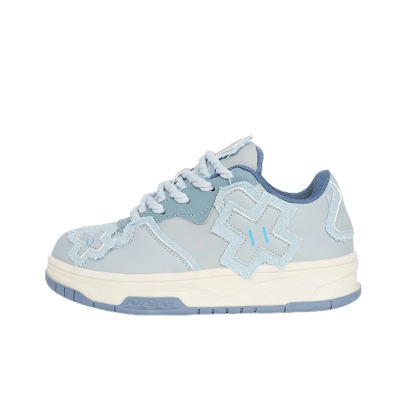 Casual Contrast Color Stylish Skateboarding Shoes-0