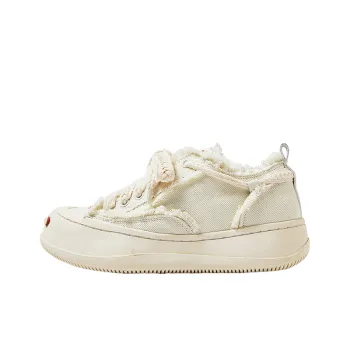 Breathable Canvas Open Smile Board Shoes