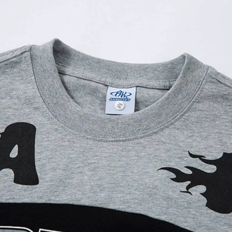 Retro Trendy Combed Cotton T-Shirt-2