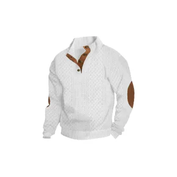 Casual Fashionable  Cotton Blended Fabric Polo