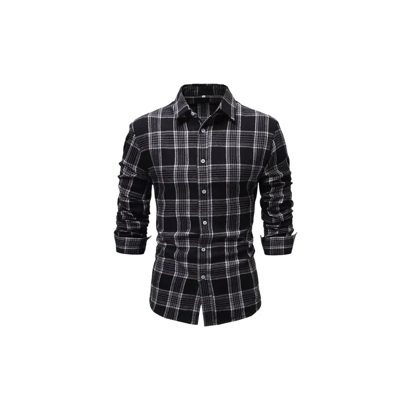 Simple Basics Cotton Blended Fabric Shirt-0
