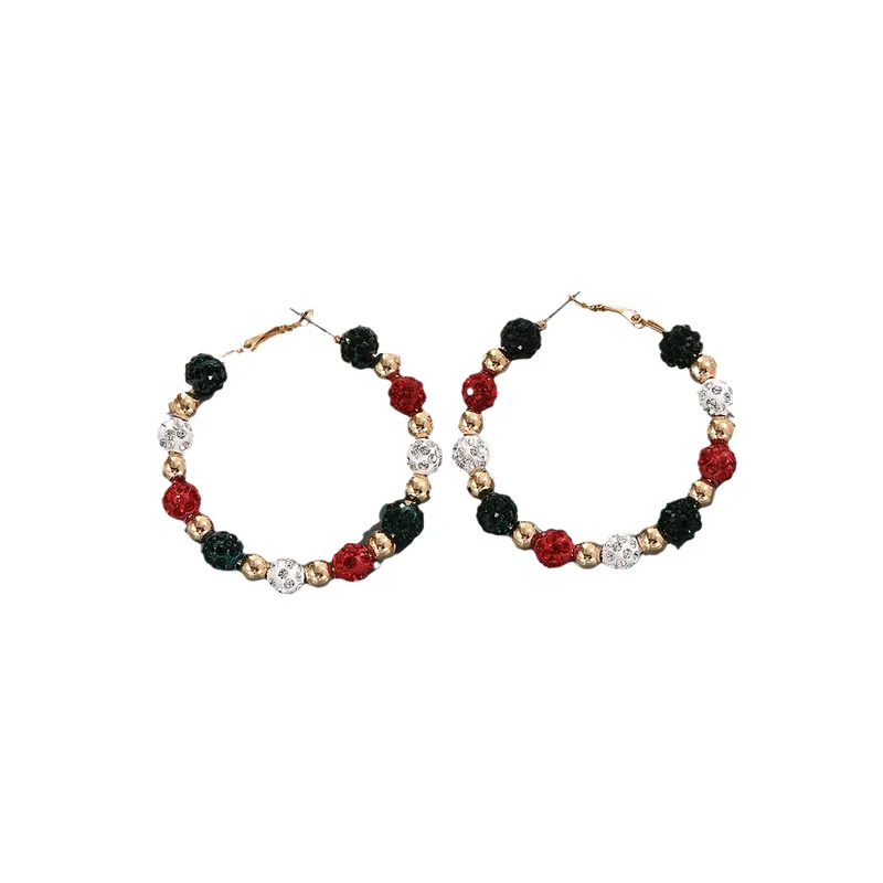 Fashionable Christmas Crystal Earring-0