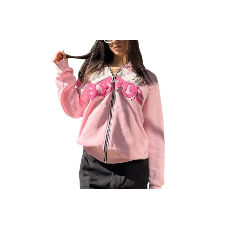 Zipper Casual Sweatshirt-2