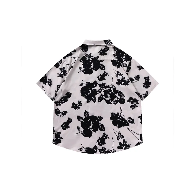 Retro Ditsy Flora Polyester Shirt-1