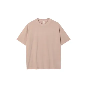 Washed Distress Cotton T Shirt