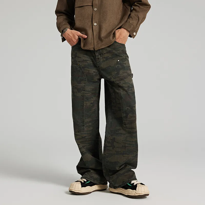 Cool Camo Cotton Cargo Pants-2