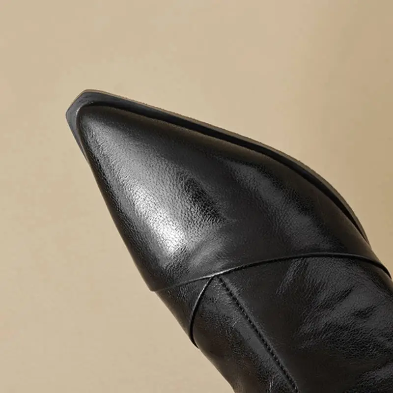 Elegant Zipper Ankle Boots-7