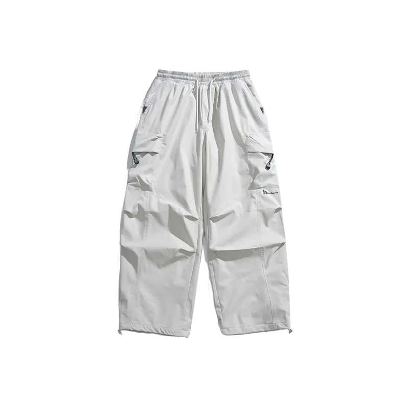 Fashionable Simple Blended Synthetic Fabrics Casual Pants-0