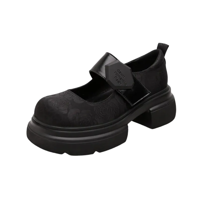 Funky Floral Mary Jane Shoes-3