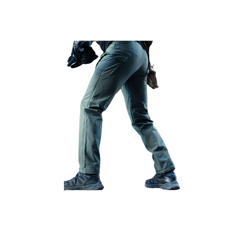 Cool Loose Polyester Hard Shell Pants-1
