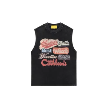 Retro Old Washed Vest