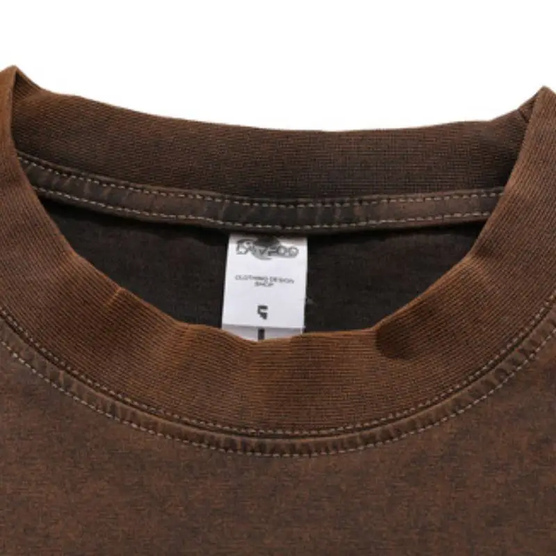 Retro Loose Long Sleeve T Shirt-4