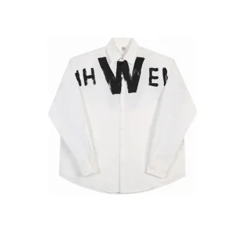 Trendy Printed Niche Long Sleeved Shirt