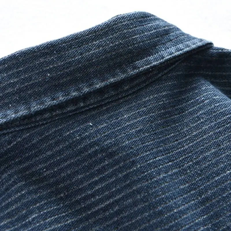 Casual Loose Combed Cotton Shirt-5