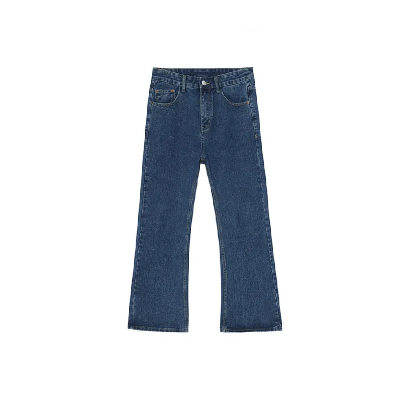 Fashion Plain Jeans-4