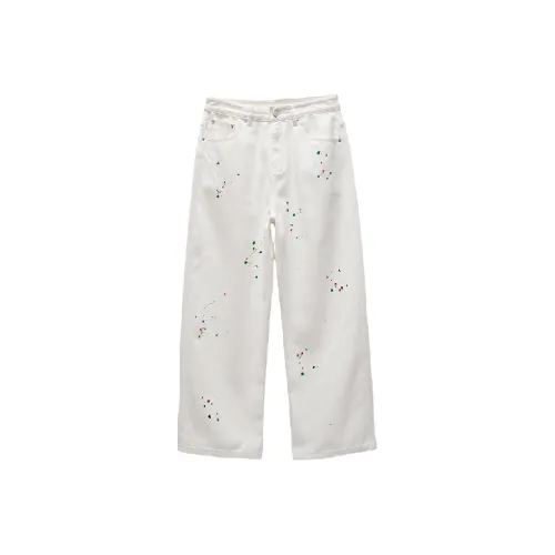 Casual Plain Cotton Fabric Casual Pants
