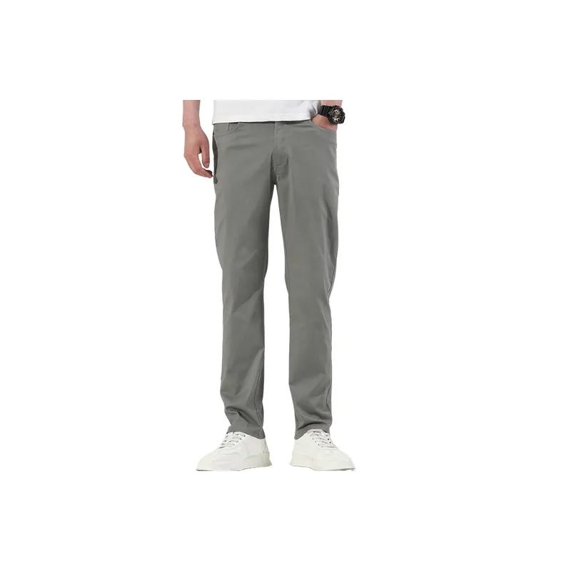 Fashionable Breathable Cotton Casual Pants-0