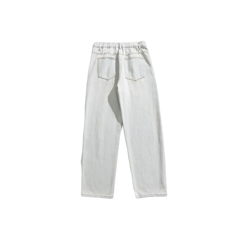 Trendy Washed Jeans-7