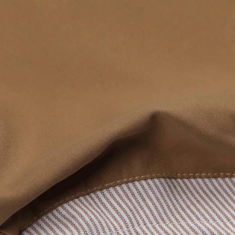 Fashionable Striped Cotton Blended Fabric Shirt-5