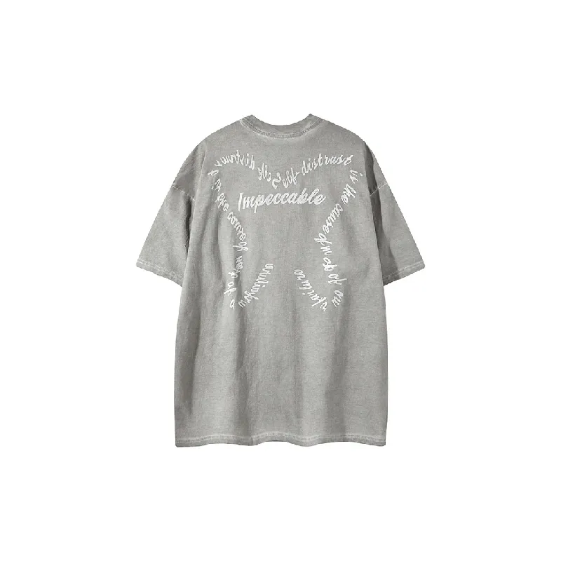 Fashion Print 100% Cotton T Shirt-1