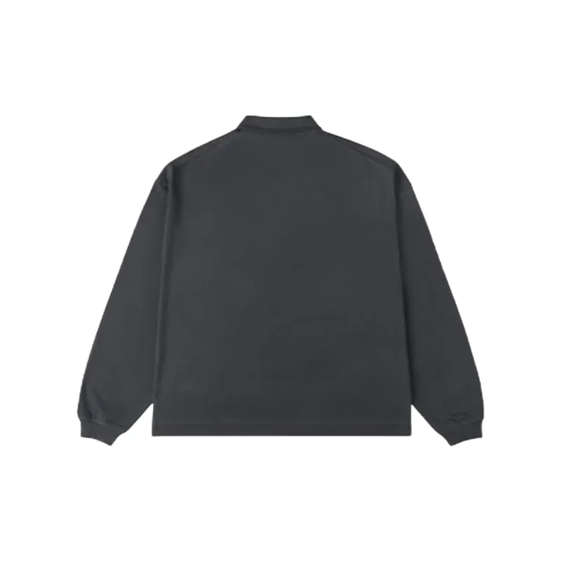 Loose Lapel Long Sleeve T shirt-10
