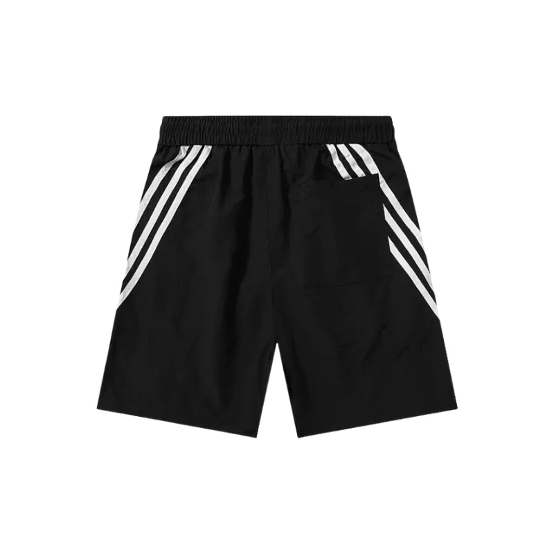 Fashionable Striped Blended Synthetic Fabrics Casual Shorts-5