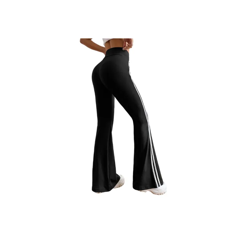 Casual Loose Straight Leg Knit Sweatpants-1
