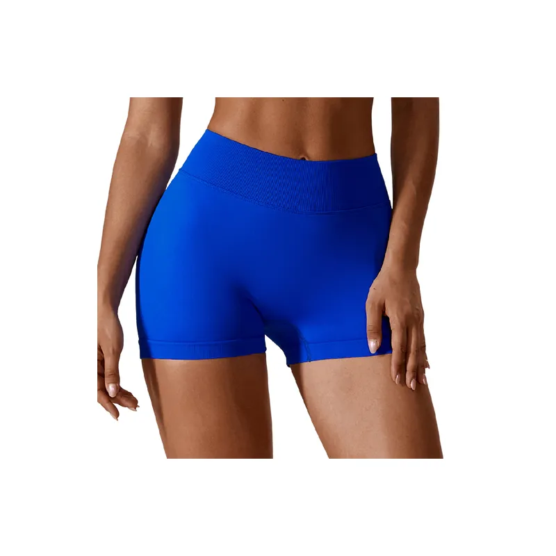 Casual Plain Sports Shorts Women-0
