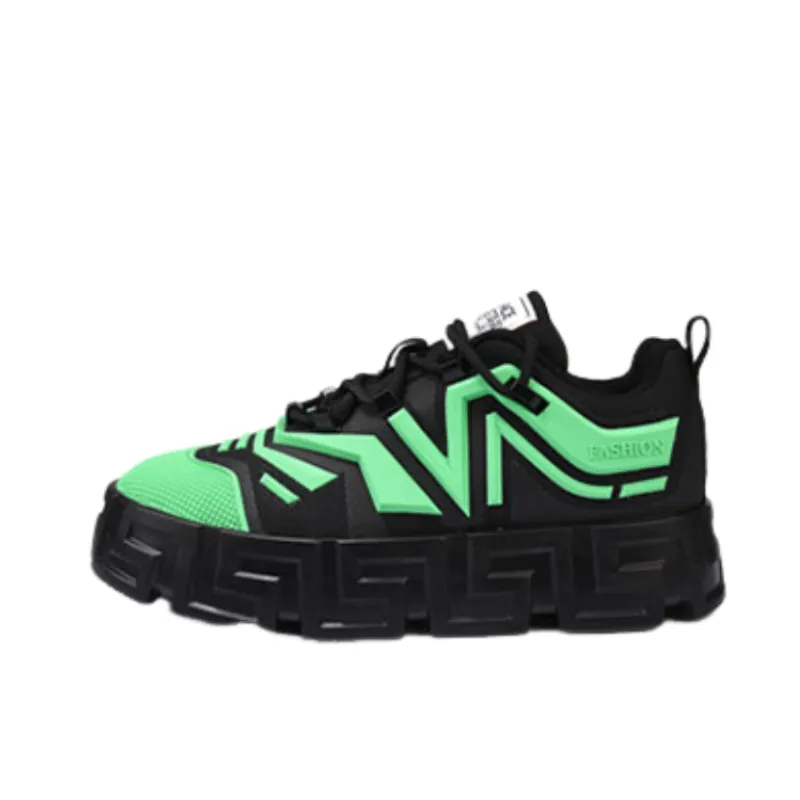 Fashionable Contrast Color Skateboarding Shoes-0
