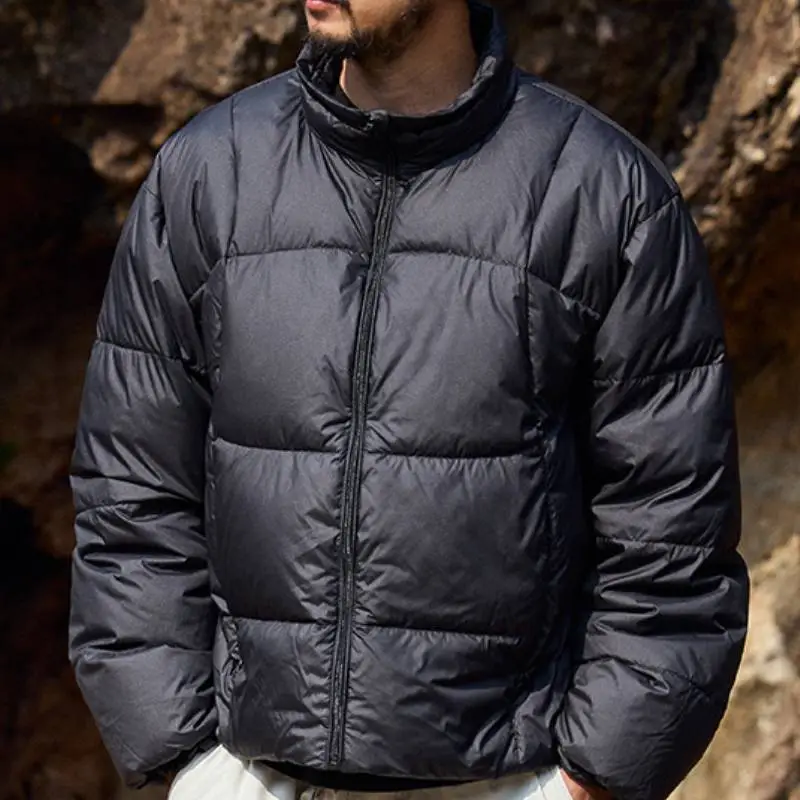 Fashionable Loose Blended Synthetic Fabrics Quilted Jacket-8