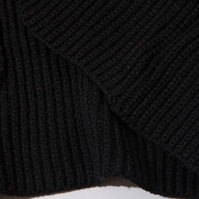 Street Zipper Acrylic Fibres Sweater Women-4