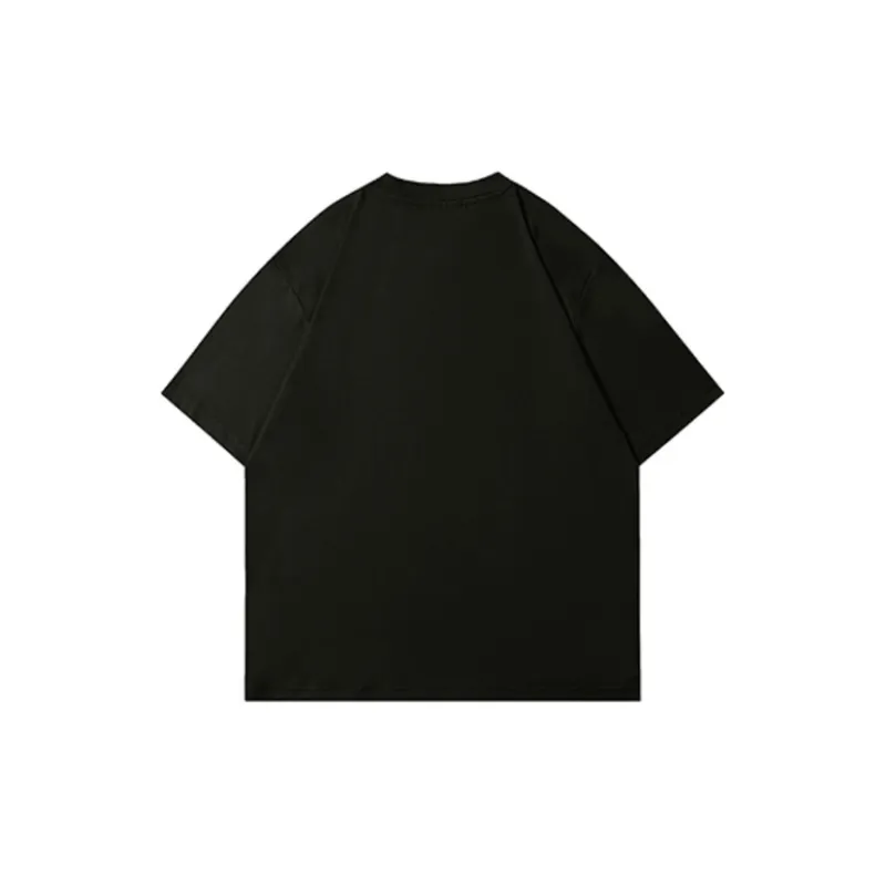 Round Neck Skull Print Summer T Shirt-7
