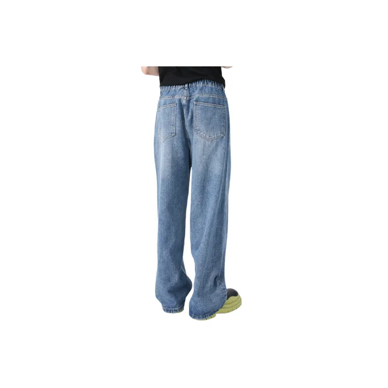 Loose Straight Leg Jeans-8