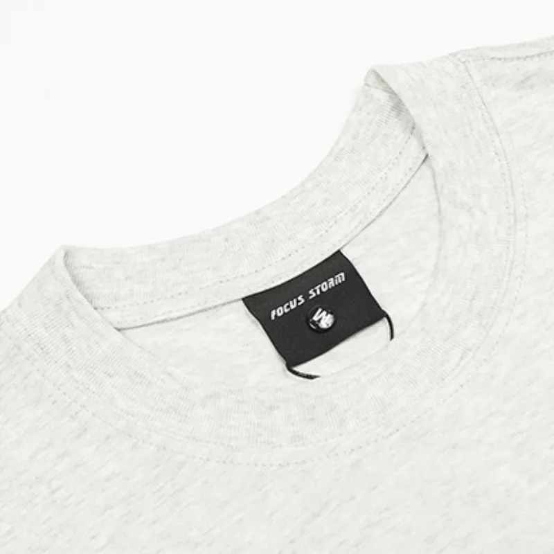 Fashion Letter 100% Cotton T Shirt-4
