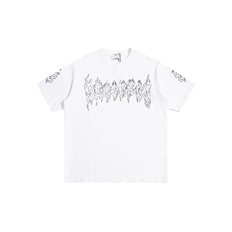 Fashionable Simple 100% Cotton T Shirt-4