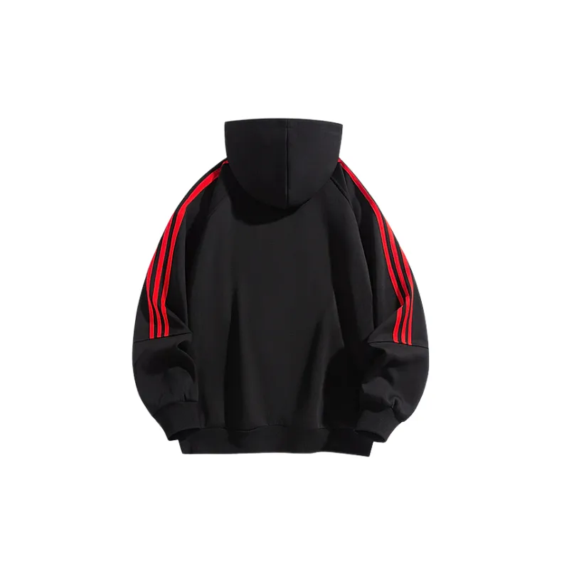Casual Striped Polyester Sweatshirt-3