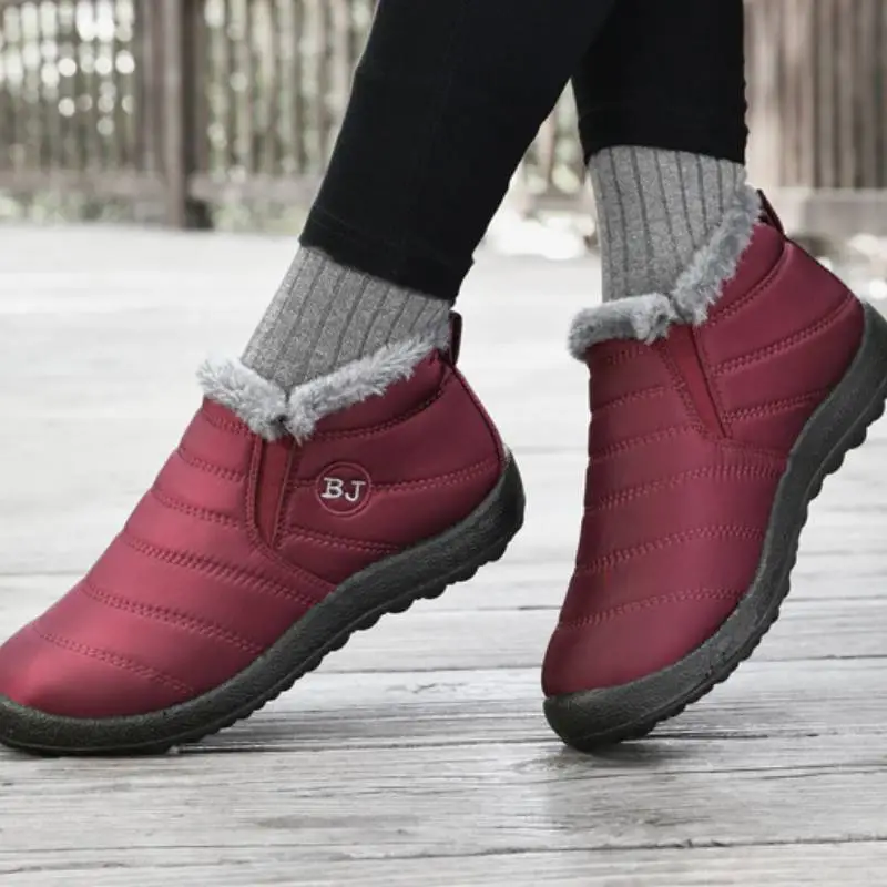Fashionable Plain Snow Boots-5