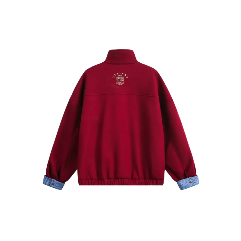 Street Loose Woolen Fabric Jacket-1