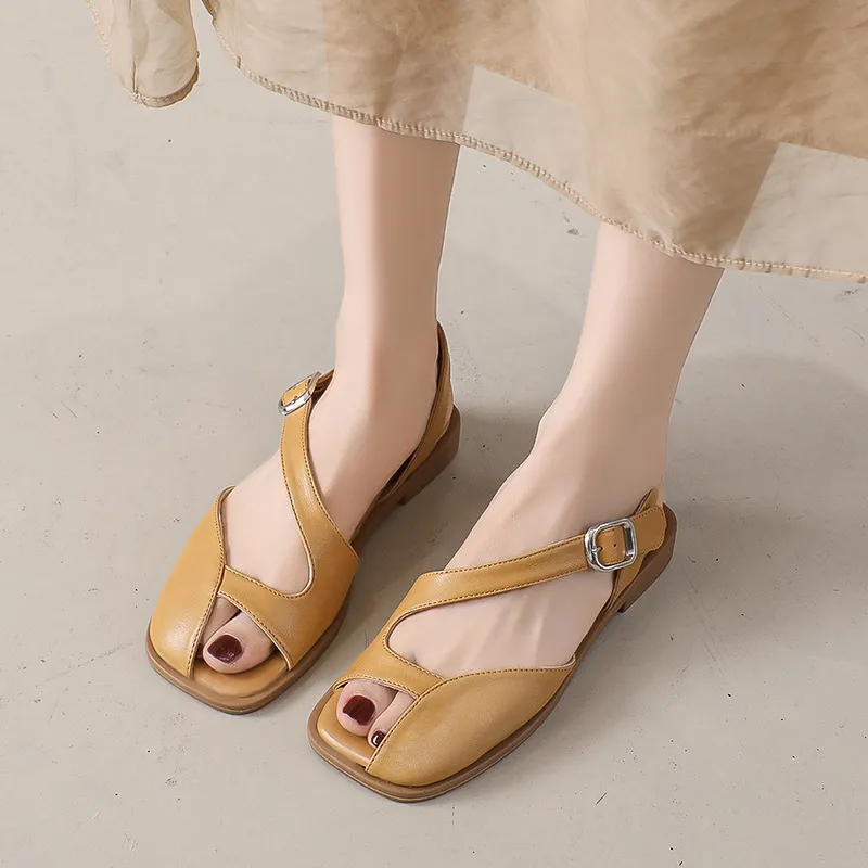 Fashionable Simple Slide Sandals-4